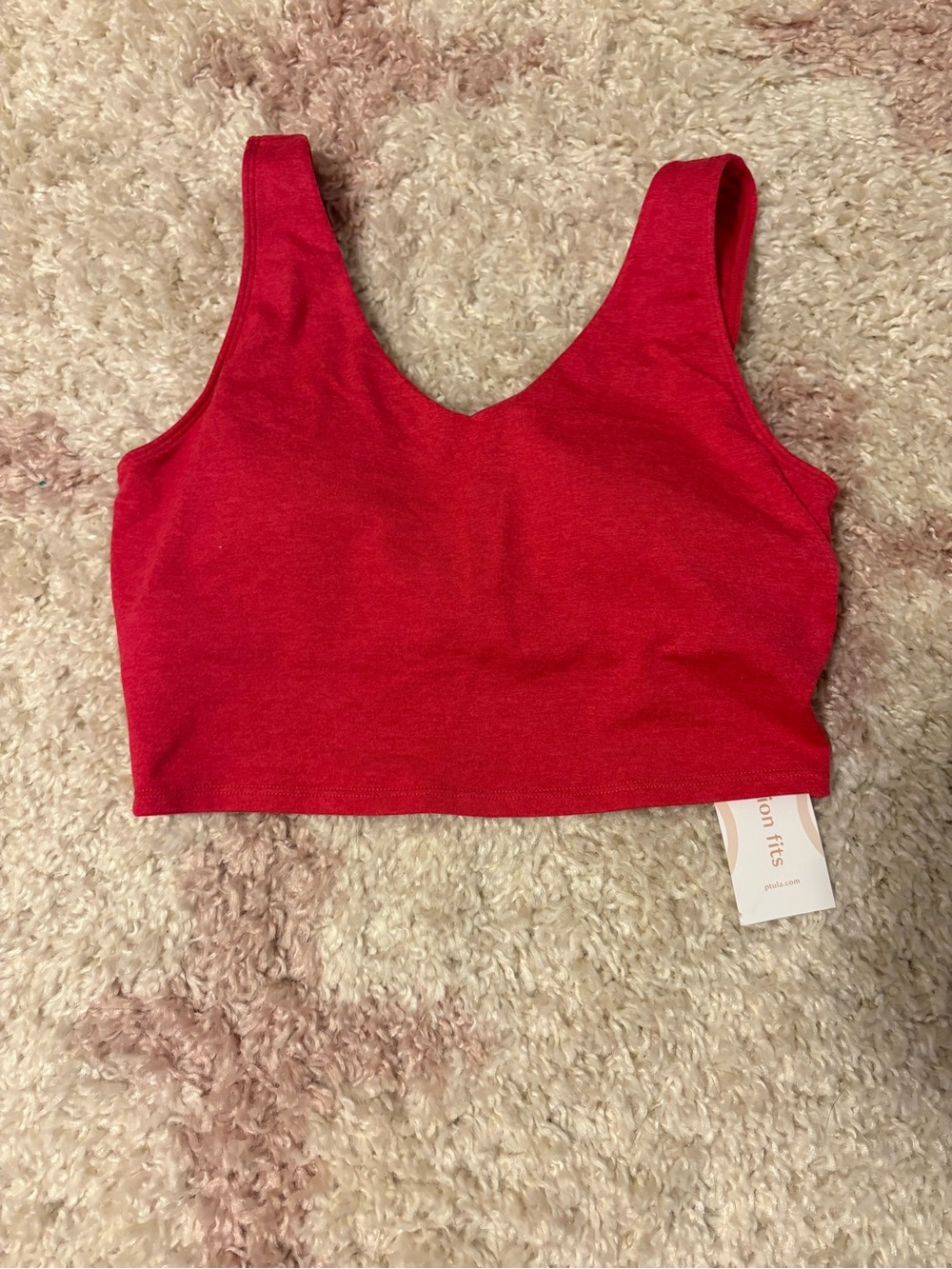 P’tula Bombshell v-neck Women's Crop Tank Top
